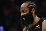 哈登生涯第25次在季后赛至少砍下20分10助攻 独占NBA历史第6位